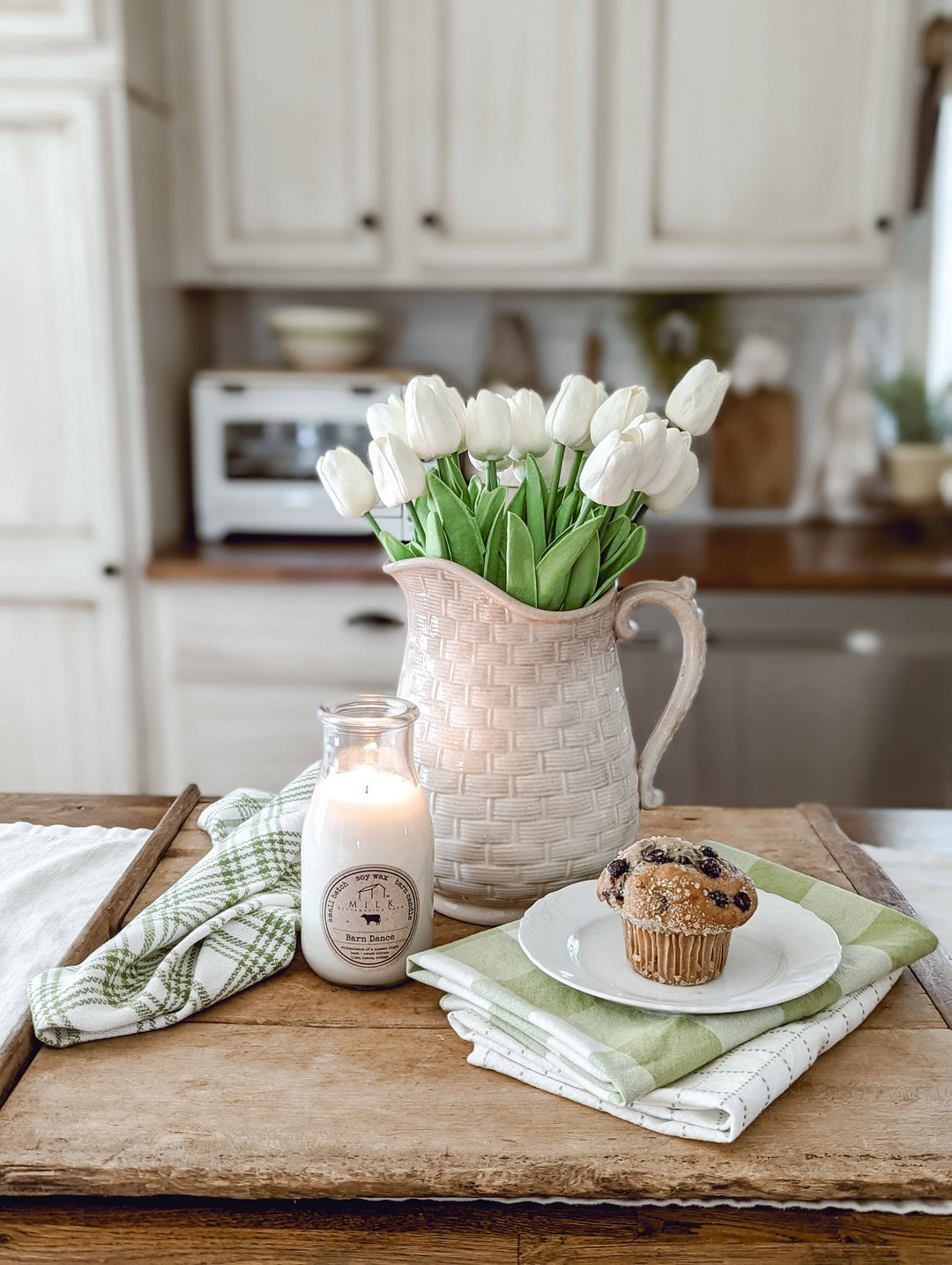 Milk Bottle Candle 13 oz: Brown Sugar & Fig
