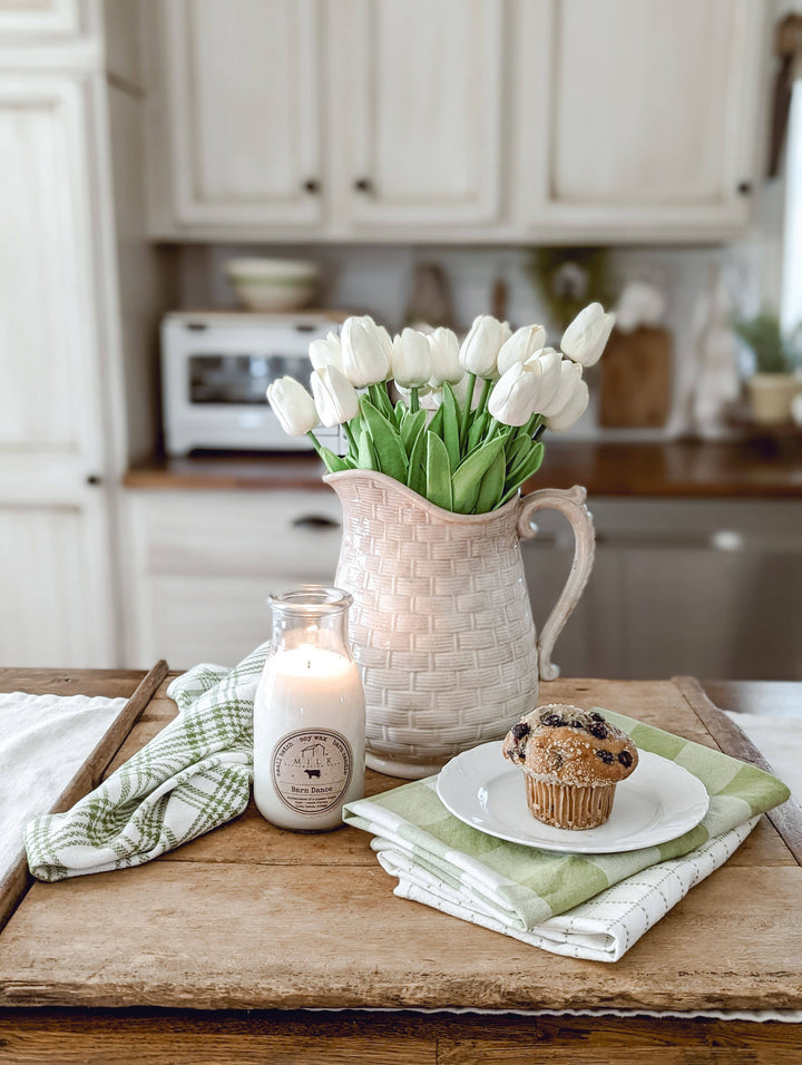Milk Bottle Candle 13 oz: Brown Sugar & Fig