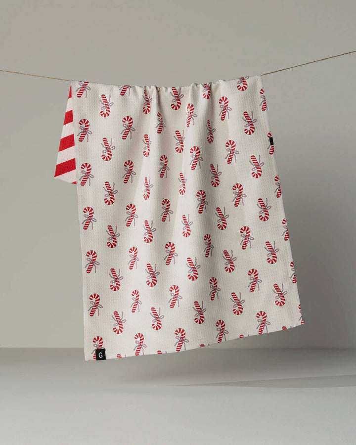 Geometry Peppermint Lane Luxe Kitchen Towel