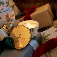 Frasier Fir Candle Tin with Gold Lid- 6.5 oz.