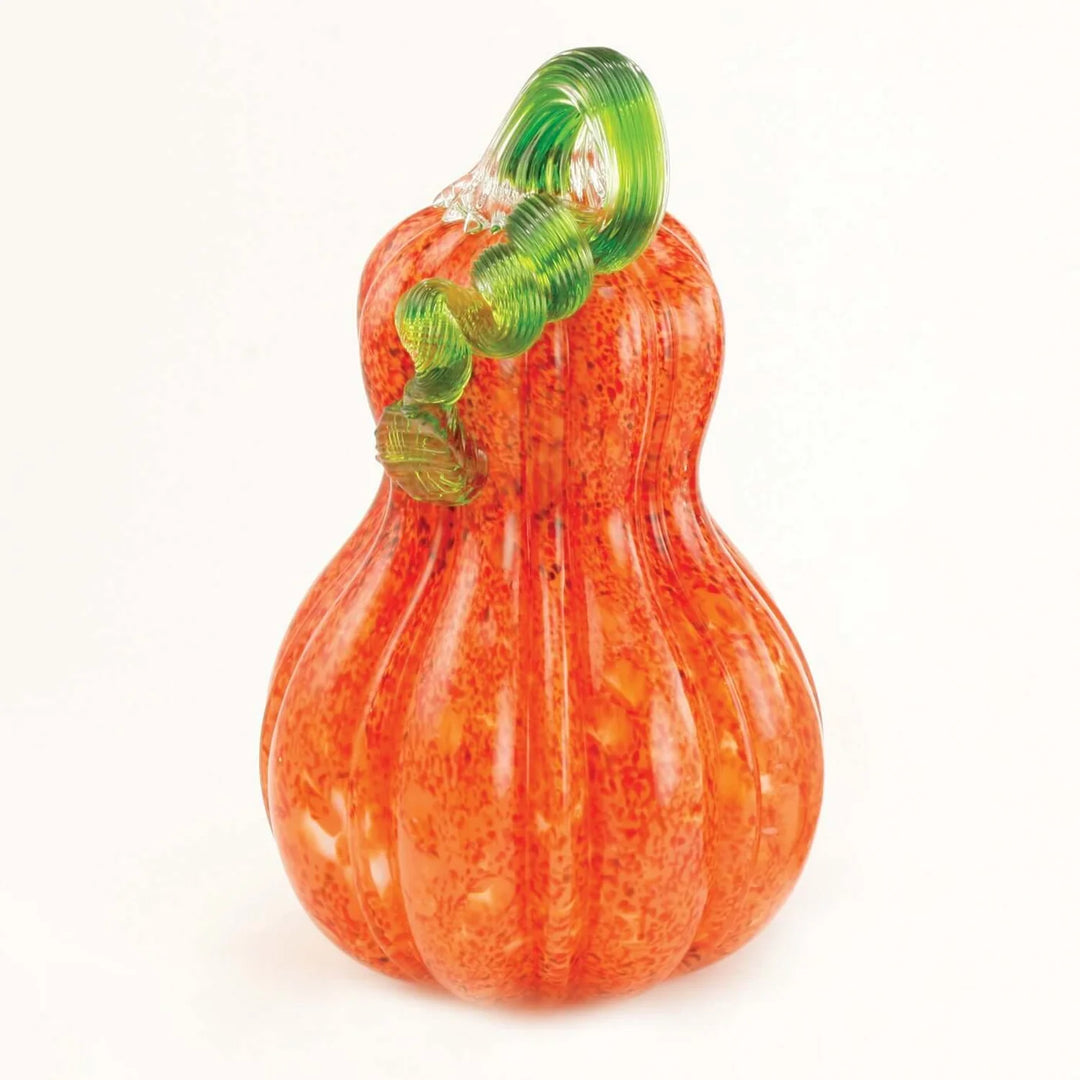 Glass Eye Studio- Orange Mosaic Large Gourd