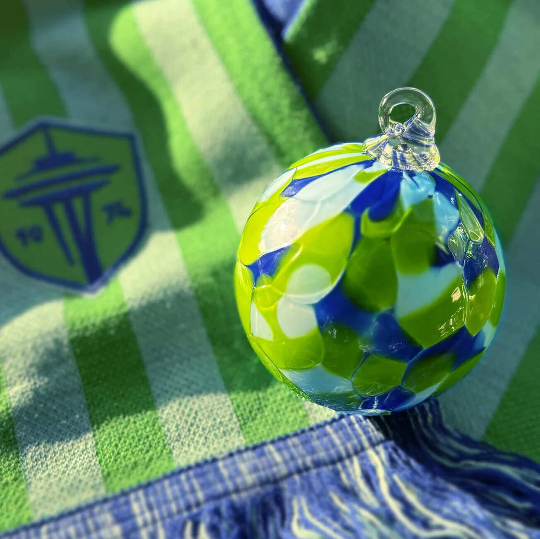 Glass Eye Studio- Eternal Blue Forever Ornament