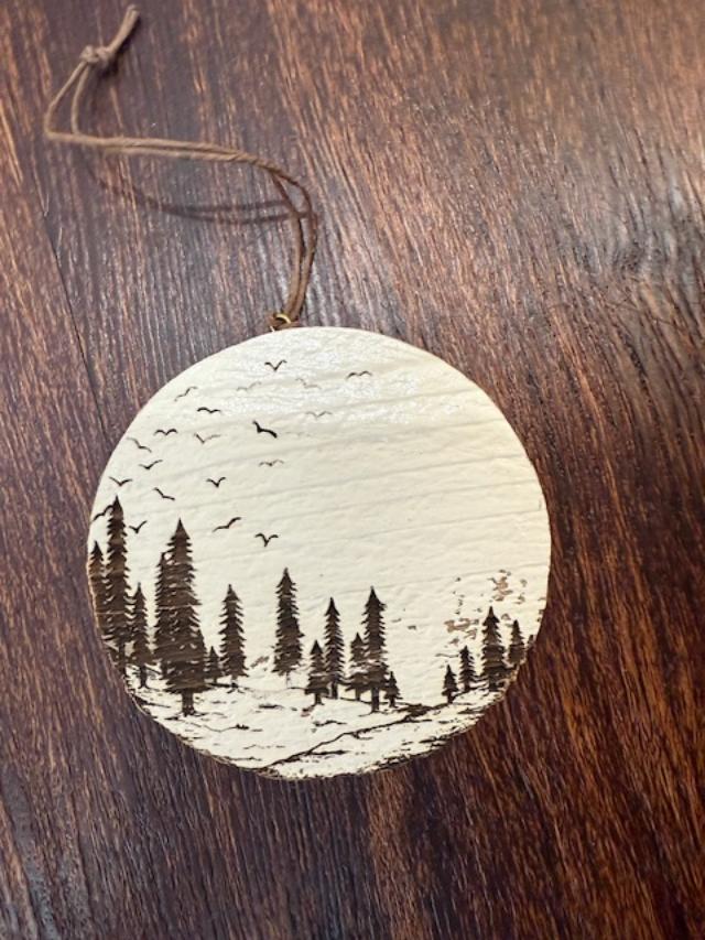 Ginger & The Huth Engraved Ornaments