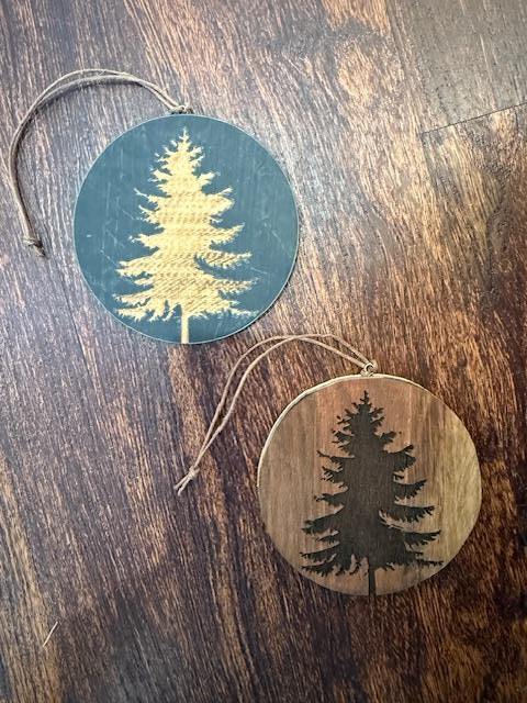 Ginger & The Huth Engraved Ornaments