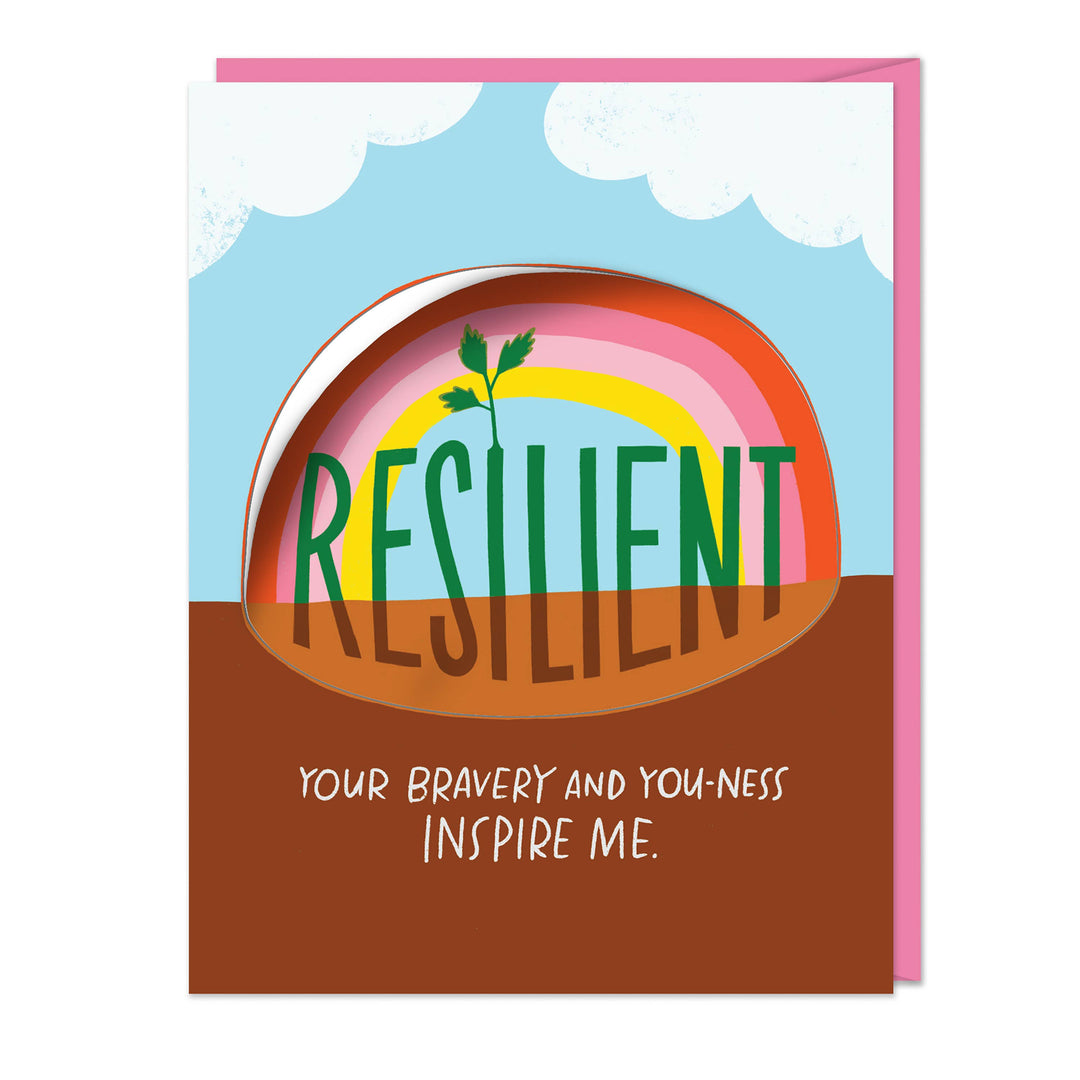 Resilient Sticker Card