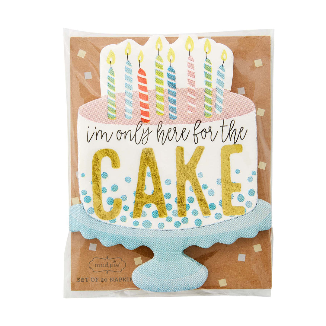 Cake Birthday Napkin - Pine & Moss