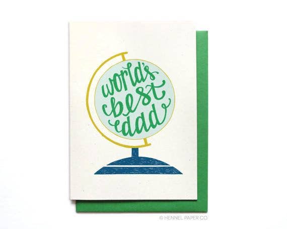 Father's Day Card - World's Best Dad