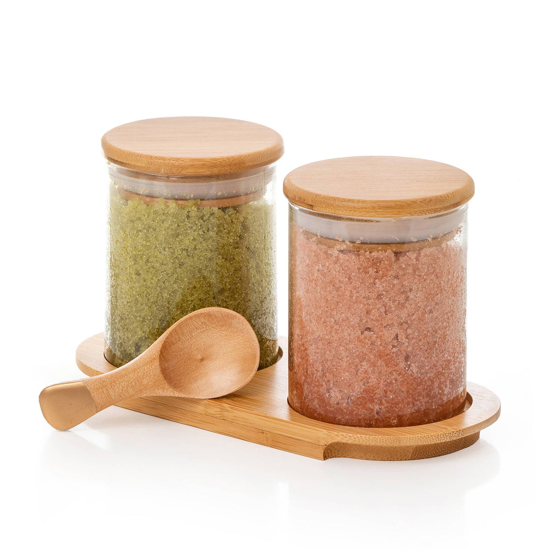 Dual Bath Salt Set (Lavender Citrus/Matcha Mint) - Pine & Moss