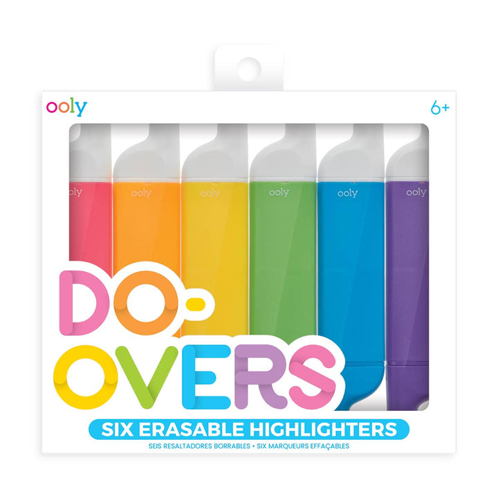 Do-Overs Erasable Highlighters - Set of 6 - Pine & Moss