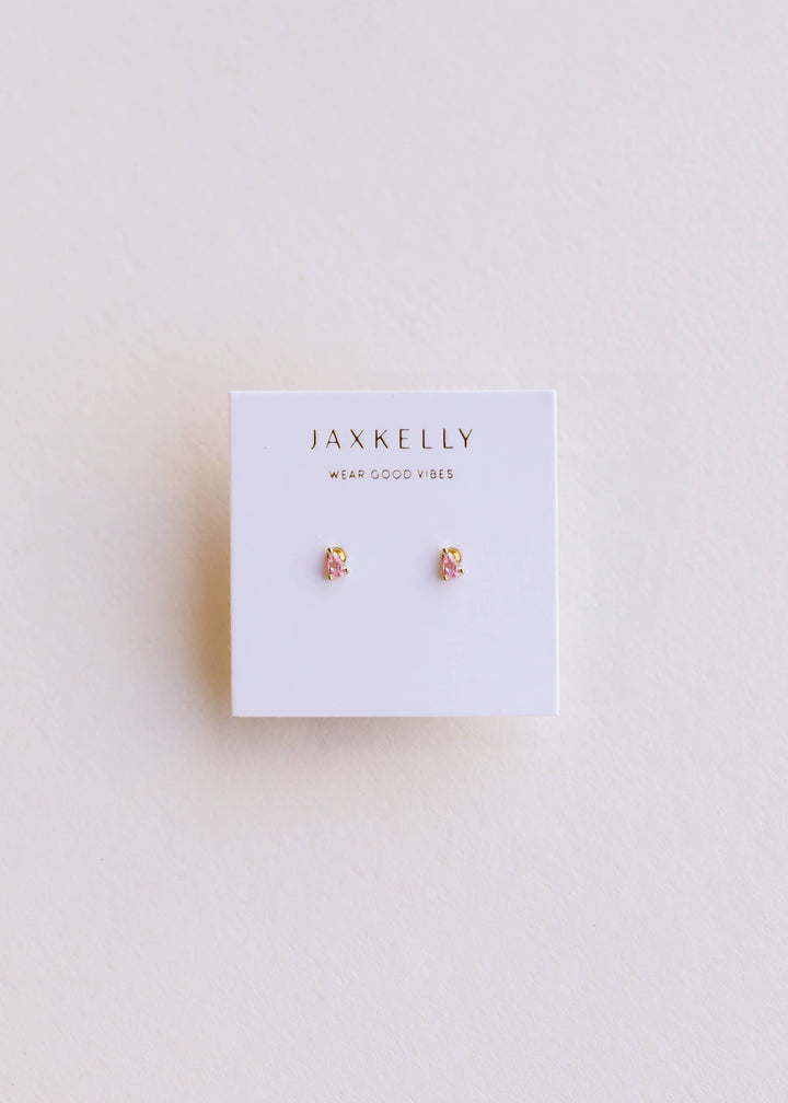 JaxKelly Teardrop - Light Pink - Earring