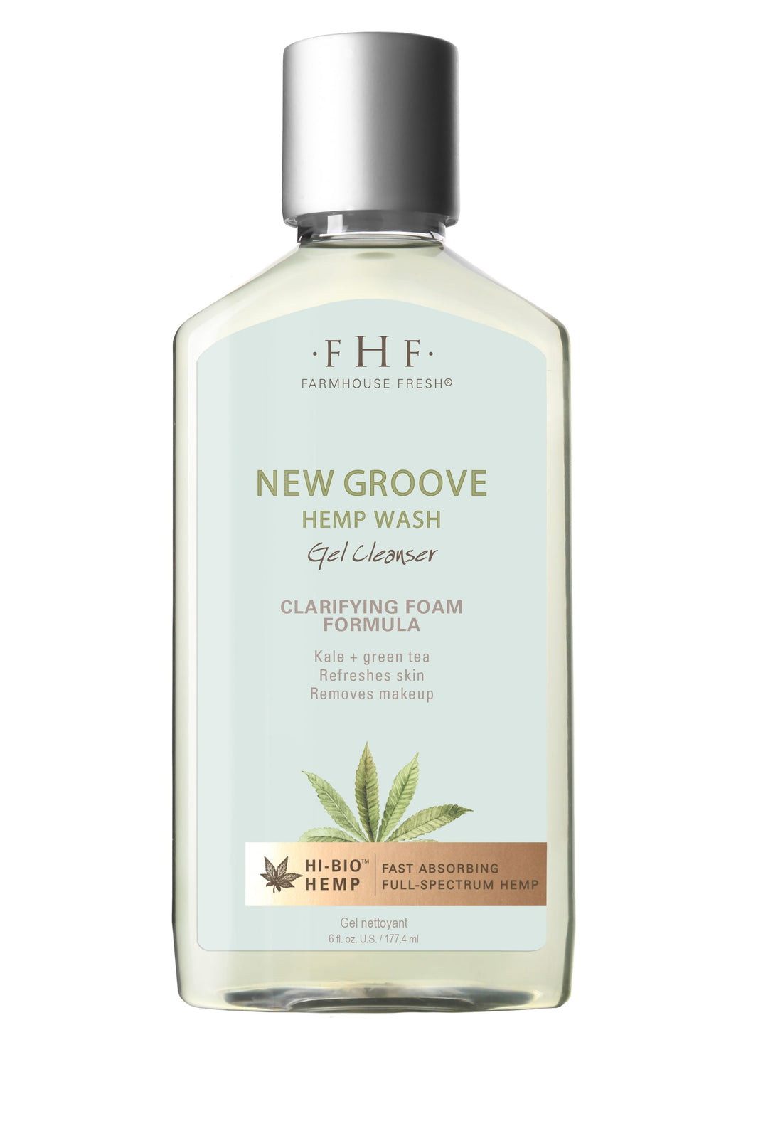 New Groove Hi-Bio Hemp Wash Gel Cleanser- 6 oz.