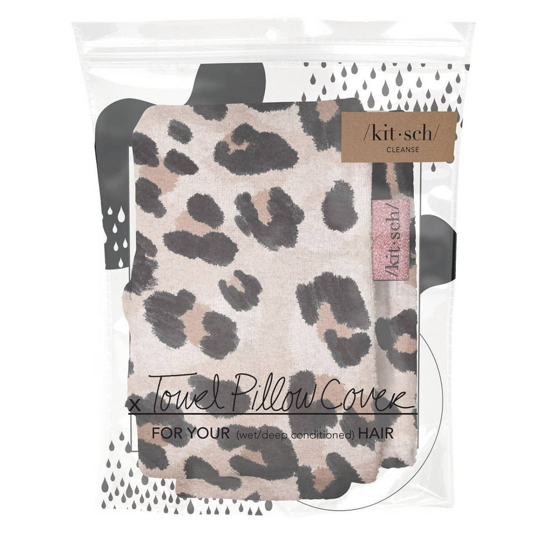 Towel Pillowcover - Leopard - Pine & Moss