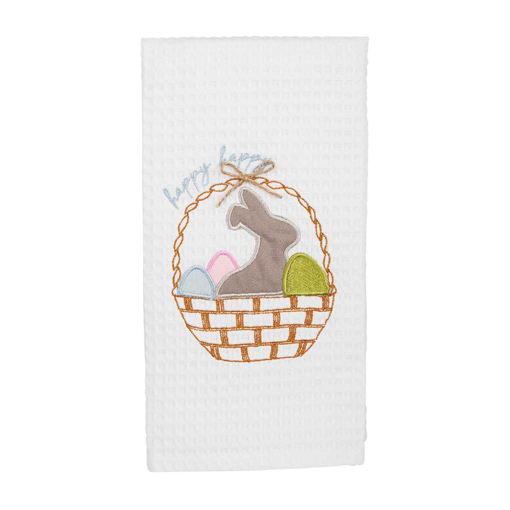 Easter Basket Hand Towel - Pine & Moss