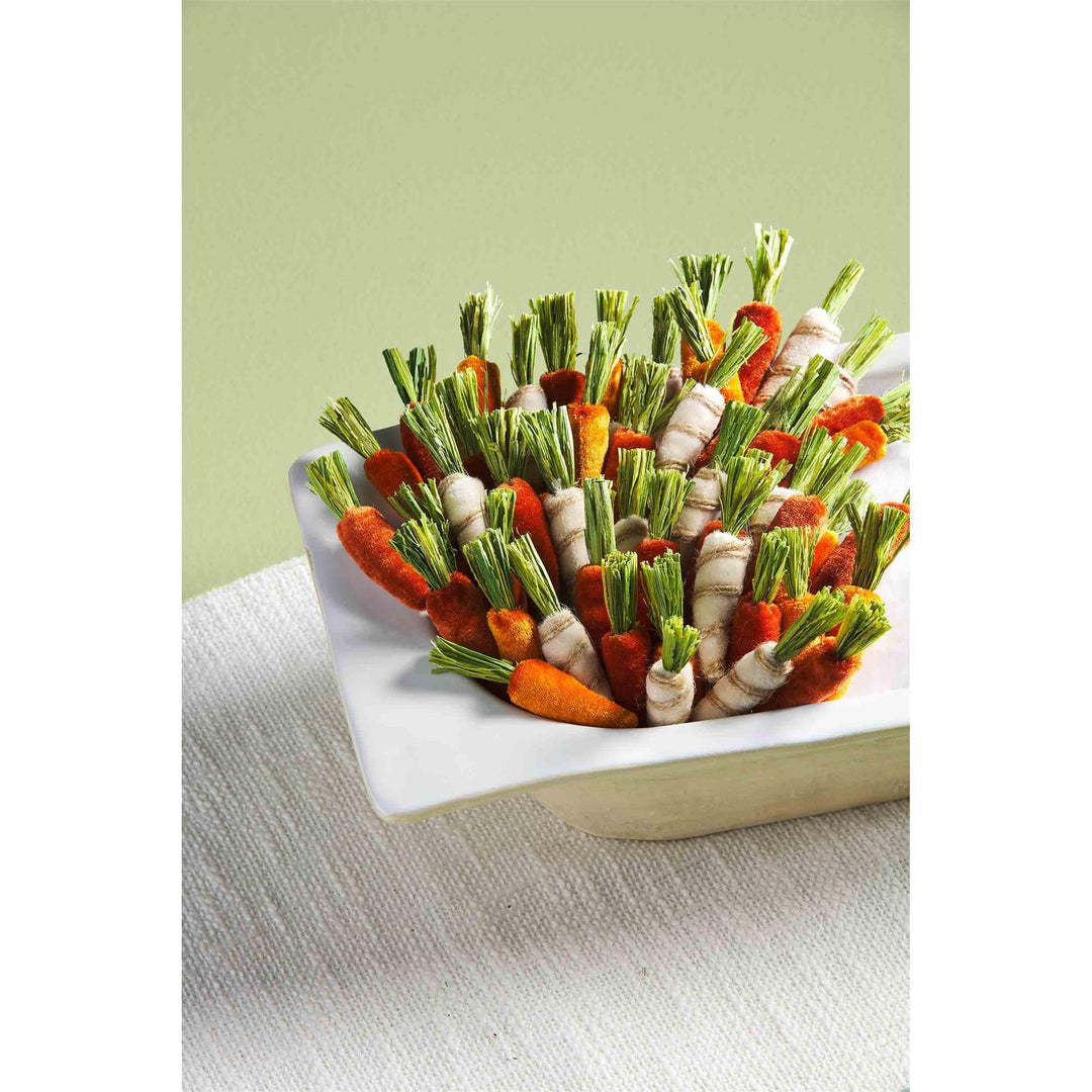 Mini Velvet Carrots Set - Pine & Moss