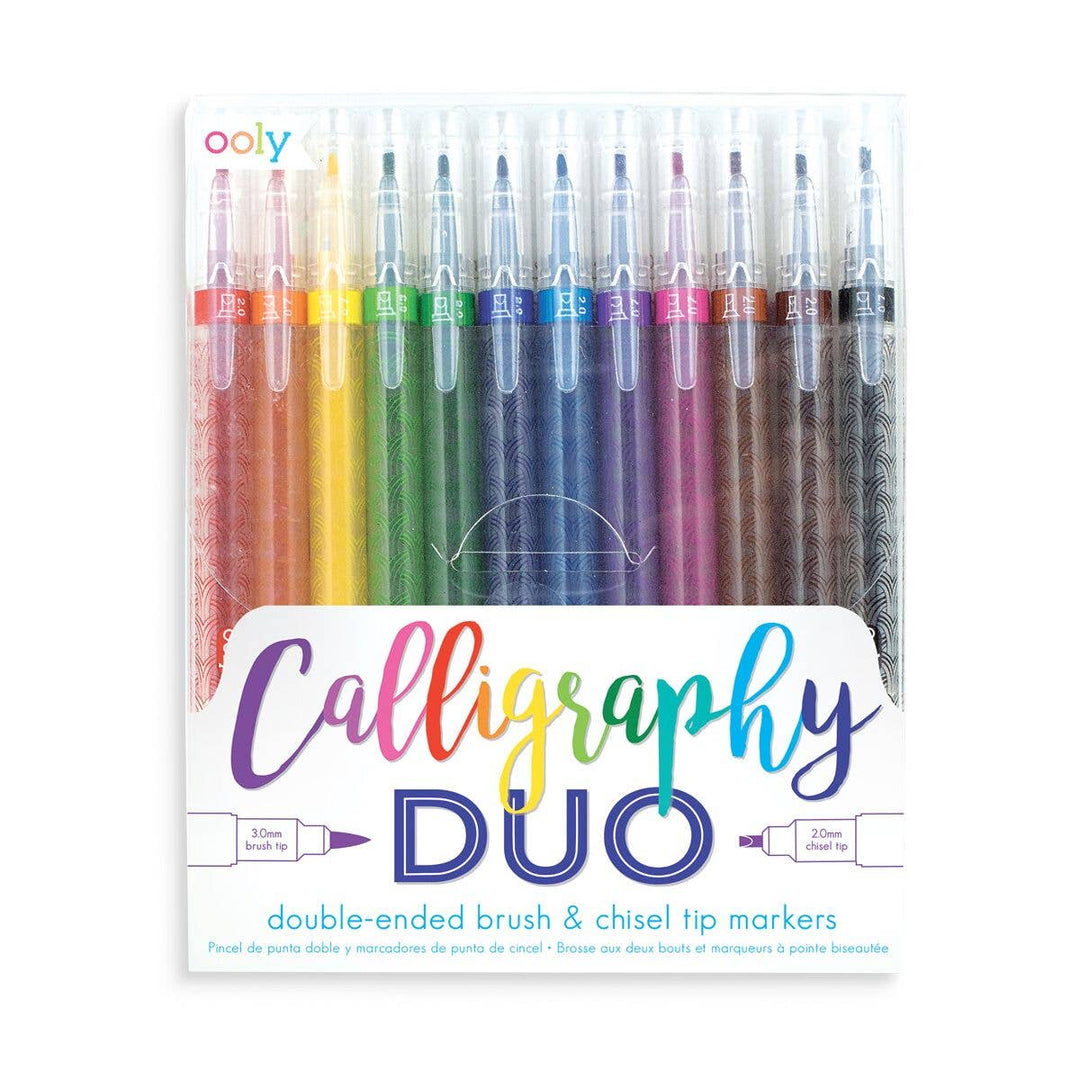 Calligraphy Duo Double Ended Markers - Pine & Moss