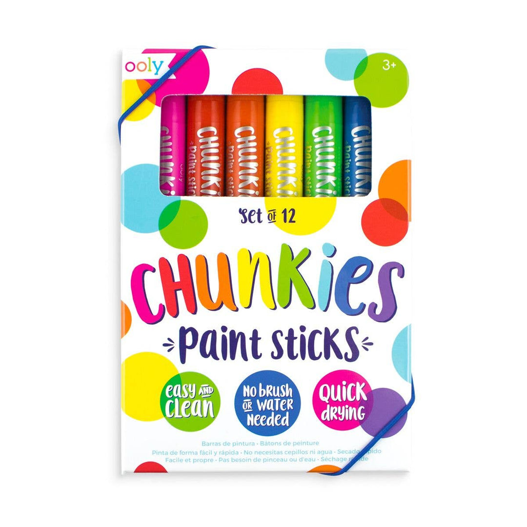Chunkies Paint Sticks Original Pack - Set of 12 - Pine & Moss