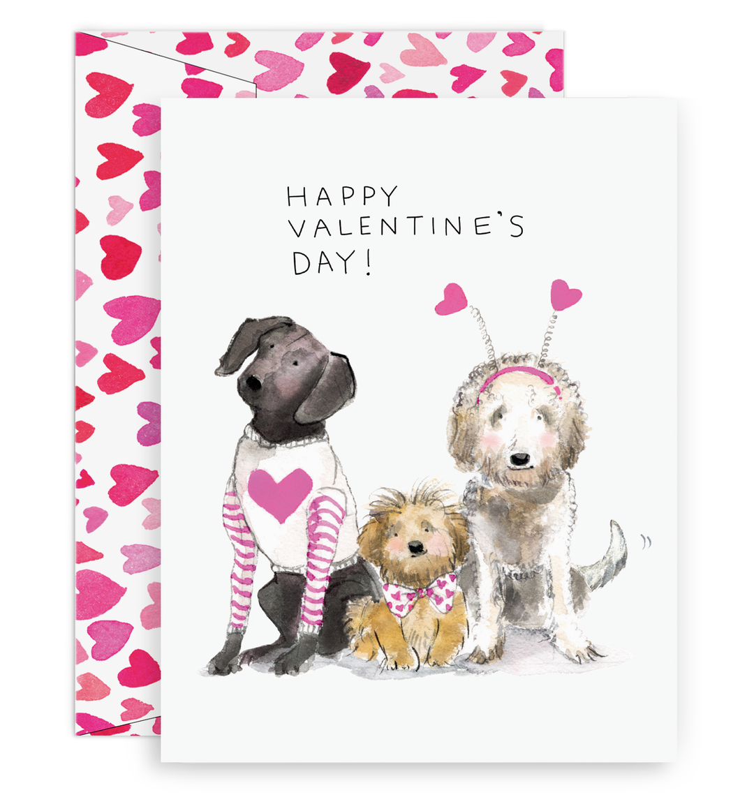 Doggie Dress Up | Valentine's Cards Box (sold as box or single) - Pine & Moss