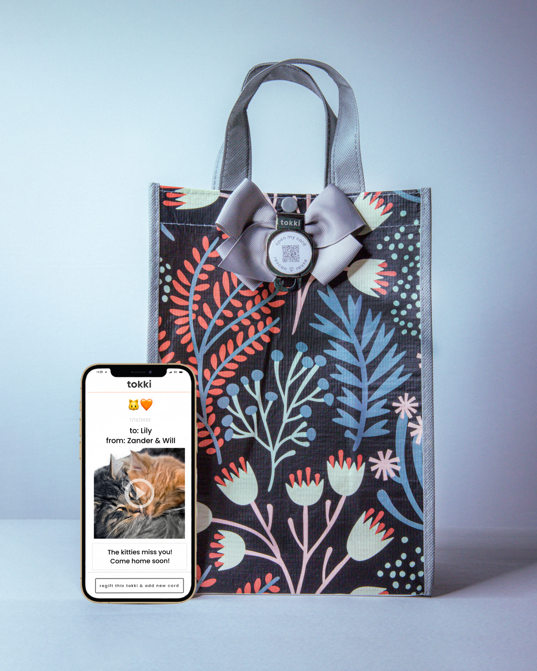 Medium Tokki Gift Bag + QR Card  (Inspire)
