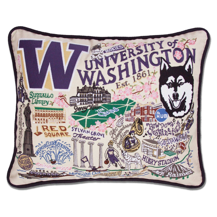 Catstudio- Washington, University of Collegiate Embroidered Pillow