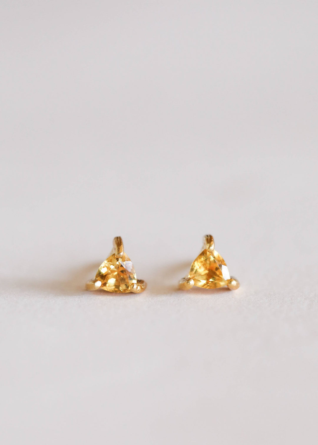 JaxKelly Mini Energy Gems- Citrine, earrings