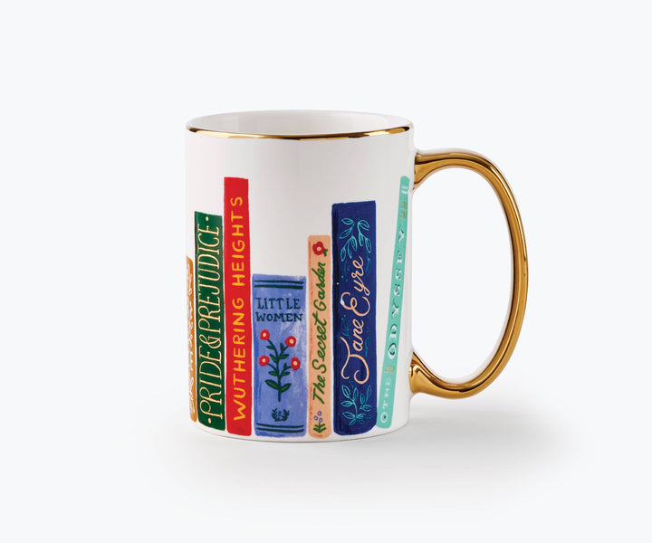 Book Club Porcelain Mug - Pine & Moss