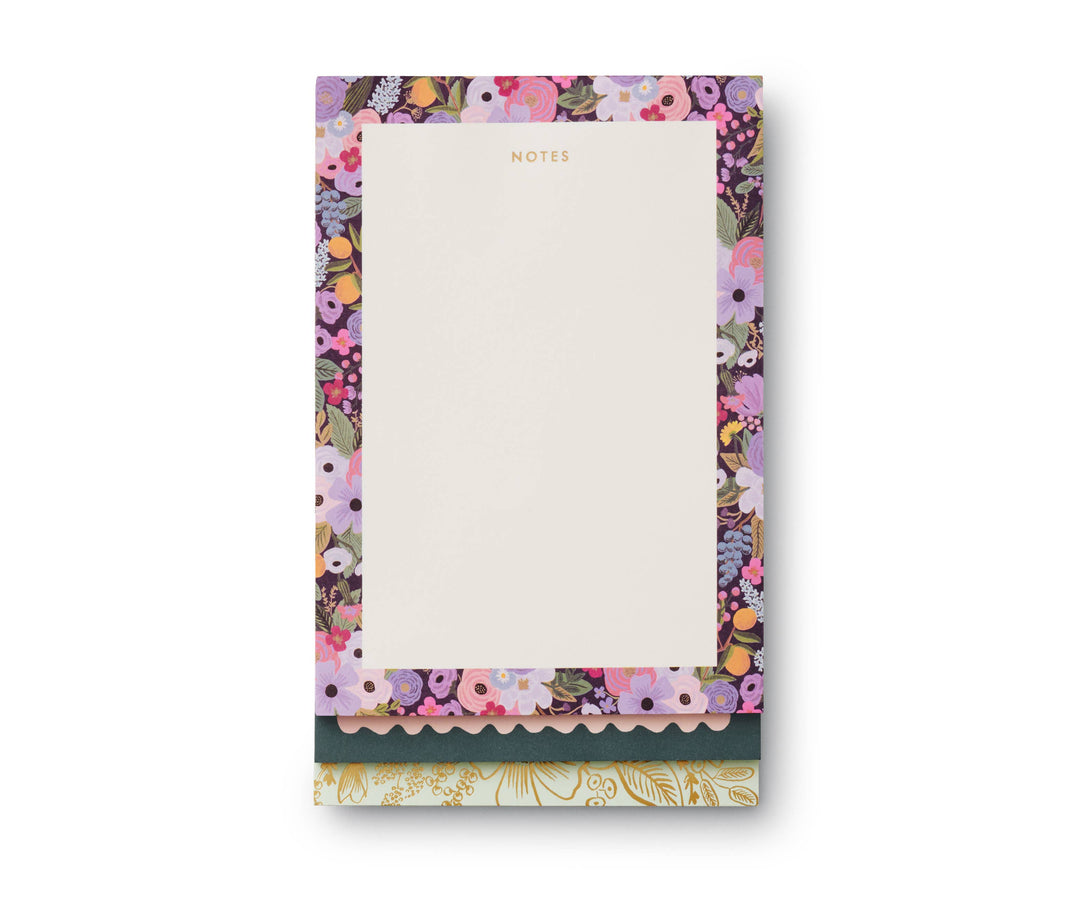 Garden Party Tiered Notepad - Pine & Moss