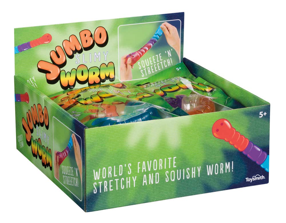 Jumbo Slimy Worm Stretchy Squishy Toy