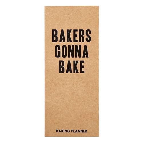 Bakers Gonna Bake, Baking Planner