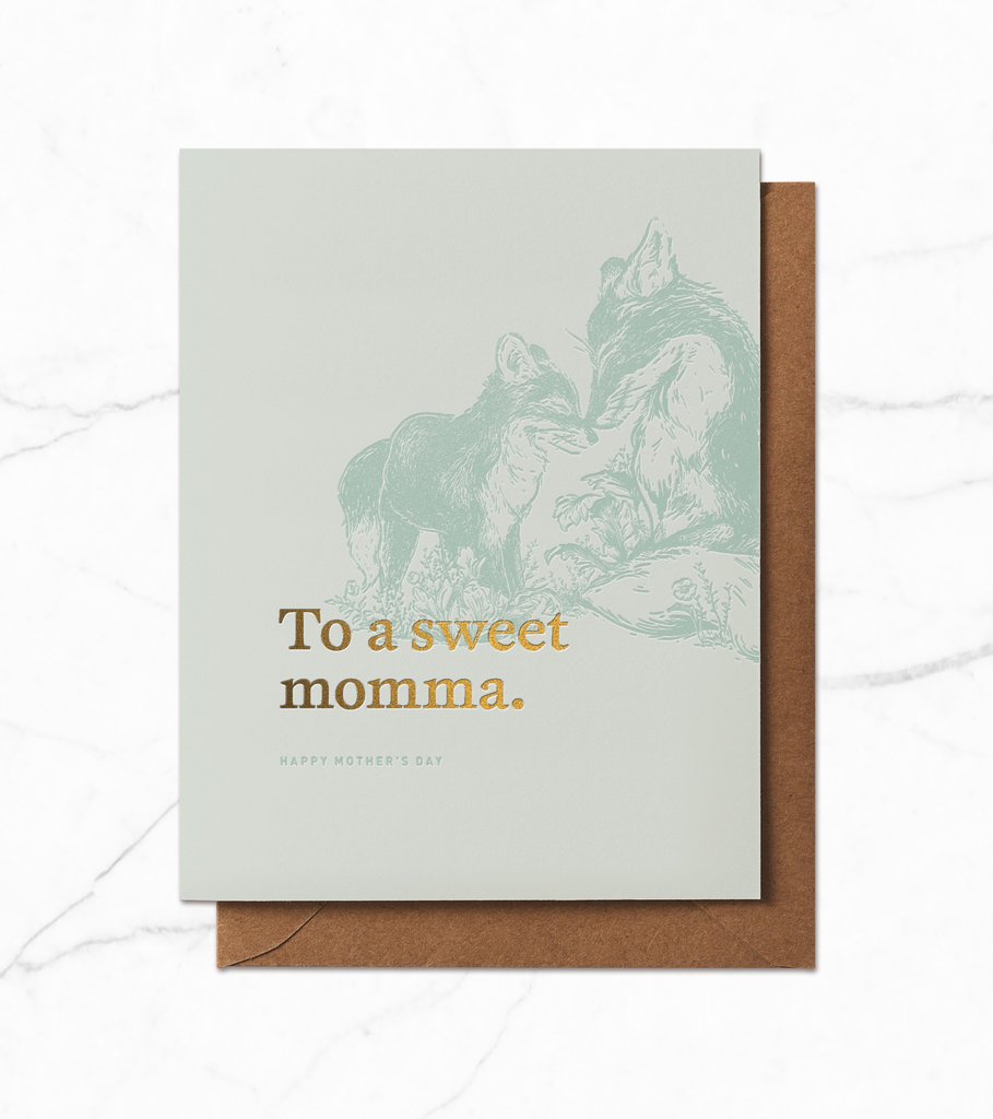 To A Sweet Momma, Mother's Day Card - Pine & Moss