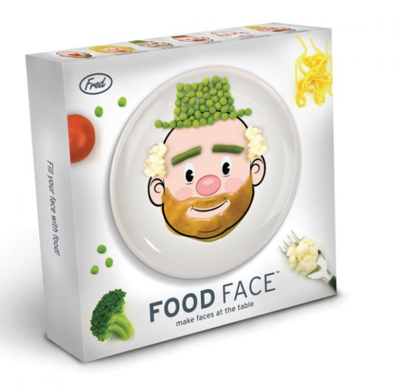 Mr. Food Face- Dinner Plate
