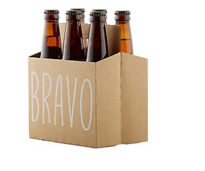 Beer Carrier, Bravo - Pine & Moss