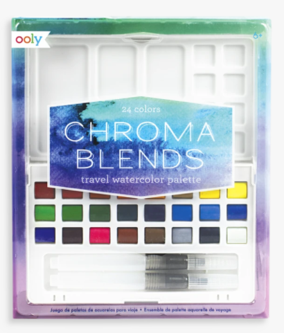 Chroma Blends Travel Watercolor Set - Pine & Moss
