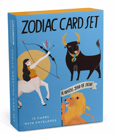 Zodiac Cards, Box of 12 Assorted