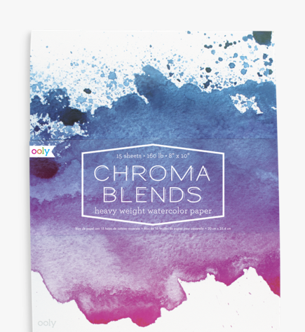Chromo Blends Heavy Weight Watercolor Paper - Pine & Moss