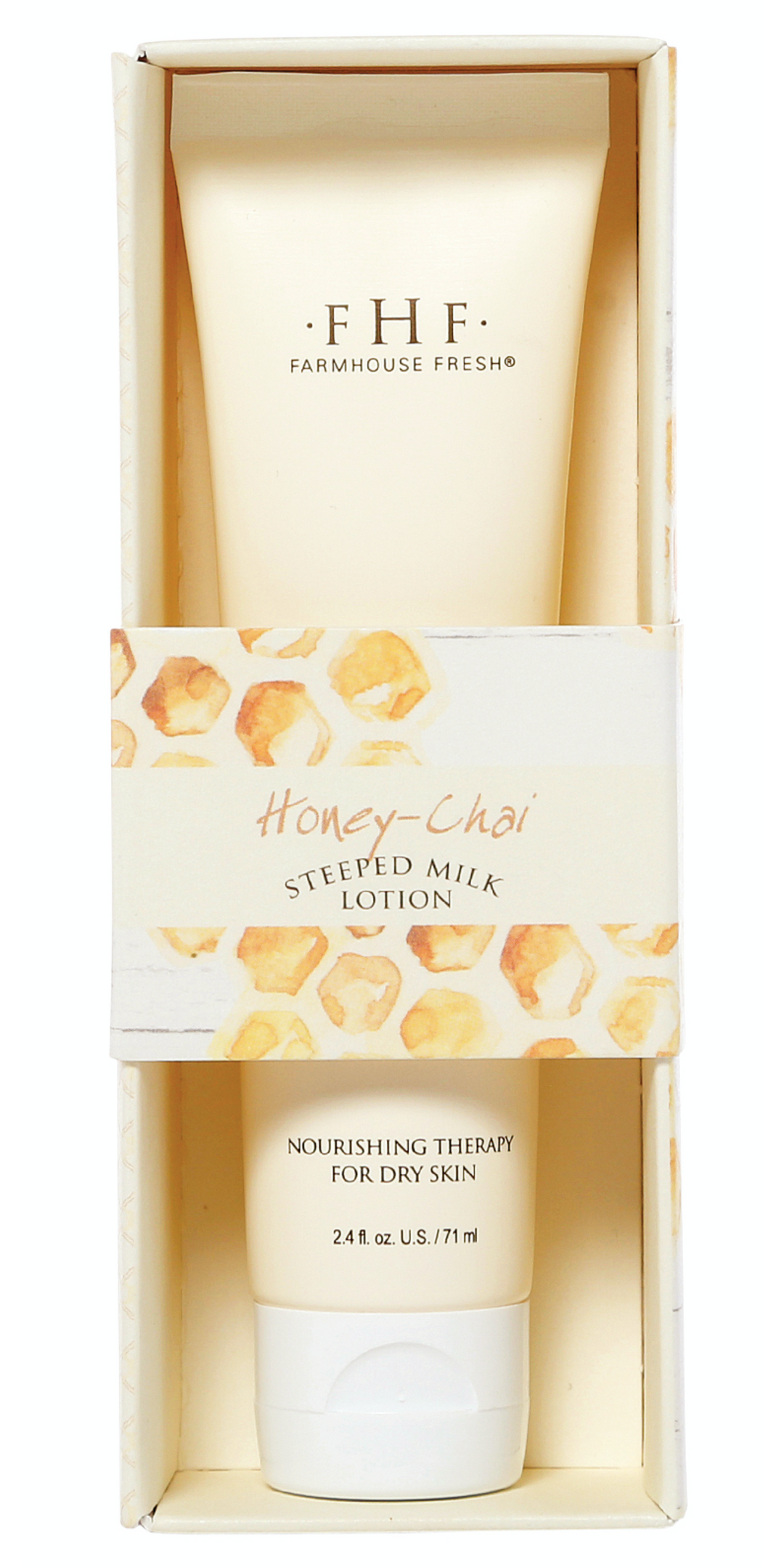 Honey-Chai Steeped Milk Lotion for hands, 2.4 oz