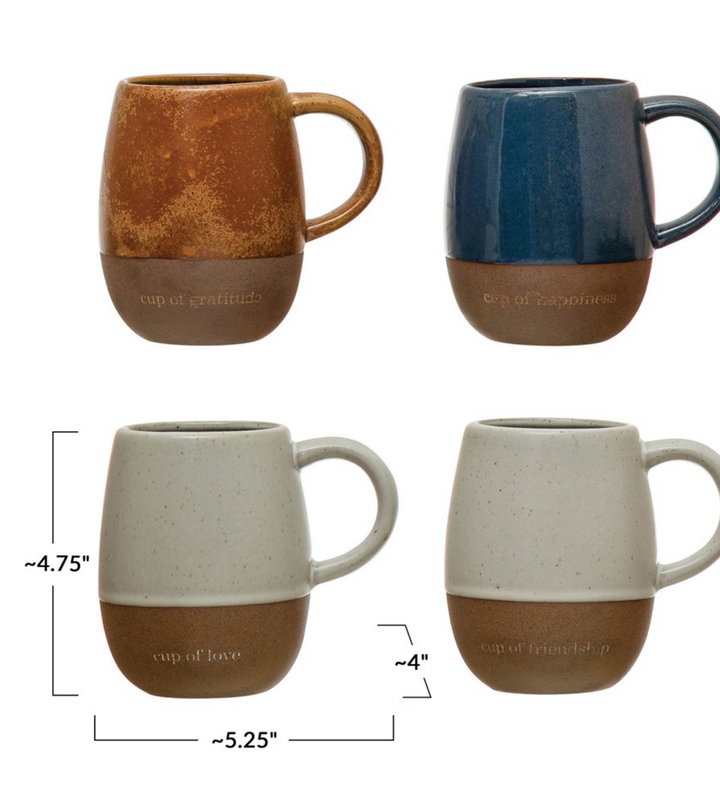 Stoneware Mug w/ Wood Gift Box