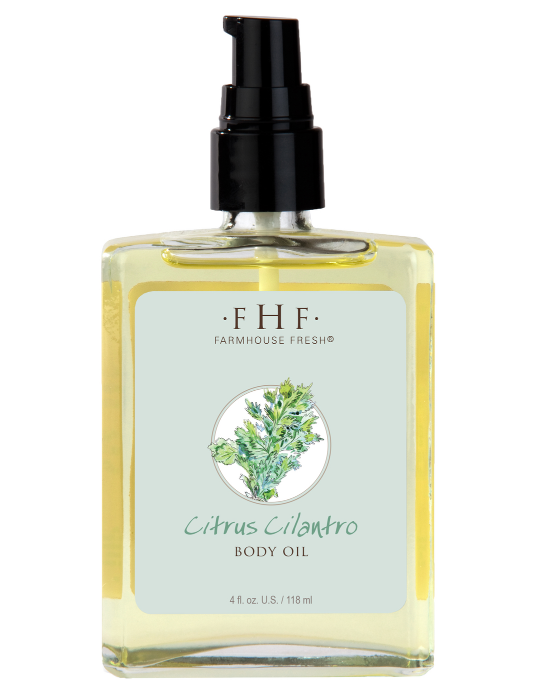 Citrus Cilantro Body Oil - Pine & Moss