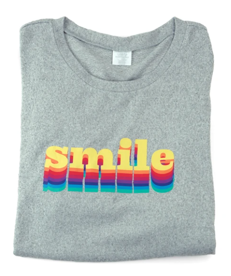 Best Day Lounge Sweater- Smile - Pine & Moss