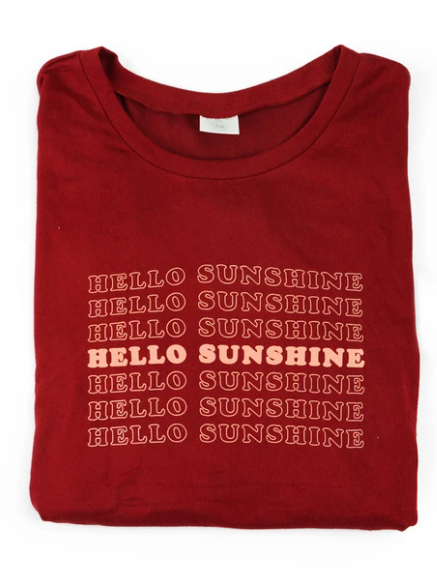 Best Day Lounge Sweater- Hello Sunshine - Pine & Moss