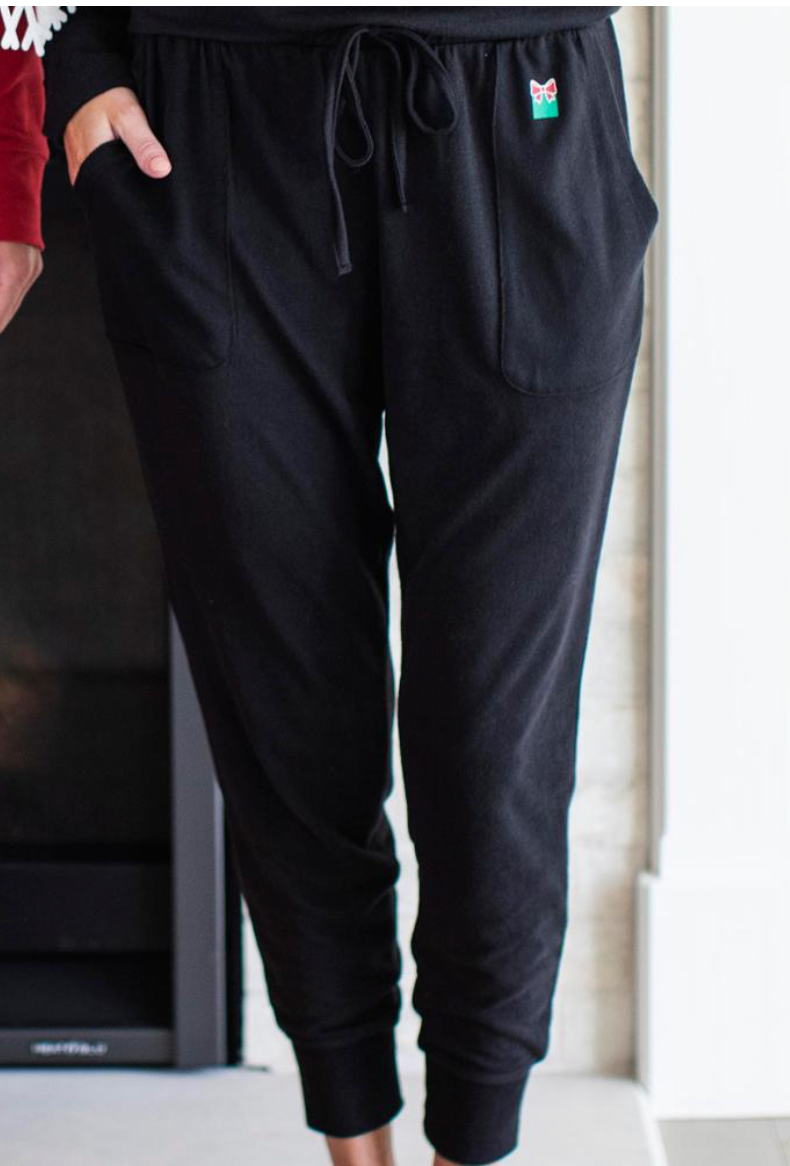 Best Day Ever Lounge Pants- Black