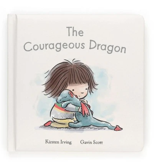 Jellycat- The Courageous Dragon, book