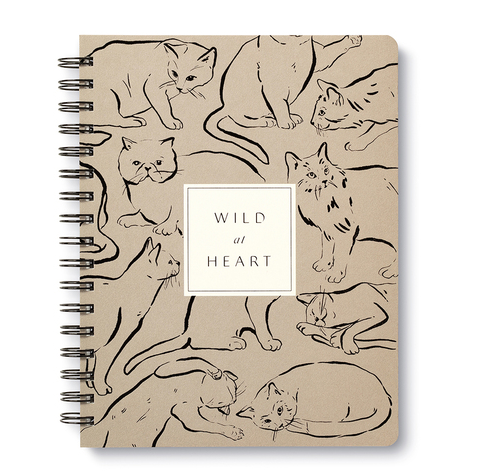 Wire-O Notebook: Wild At Home- Spiral Bound Notebook