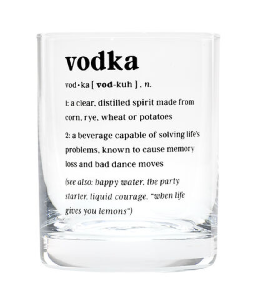 Vodka- Rocks Glass
