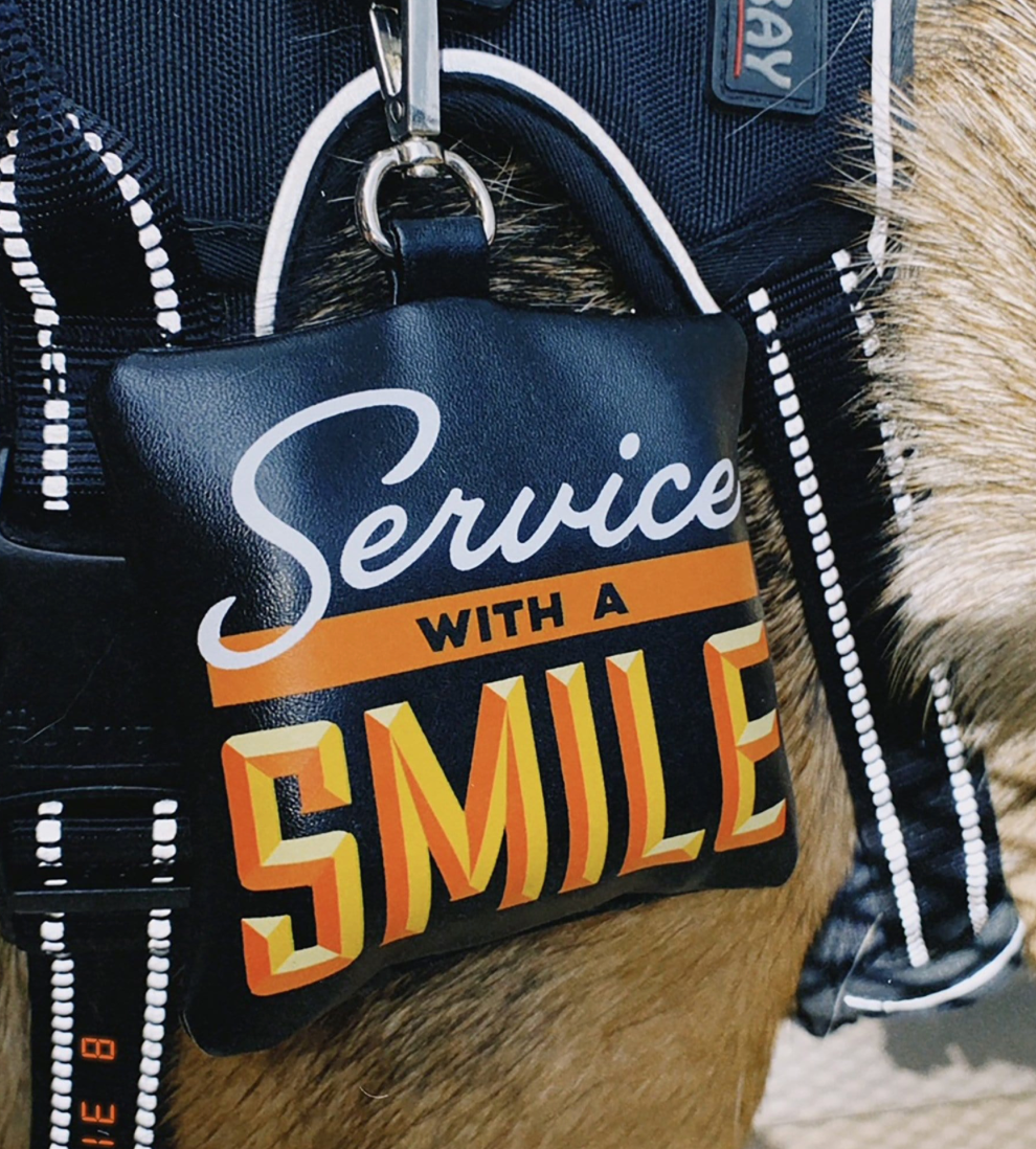Poop Bag Holder- Services With A Smile