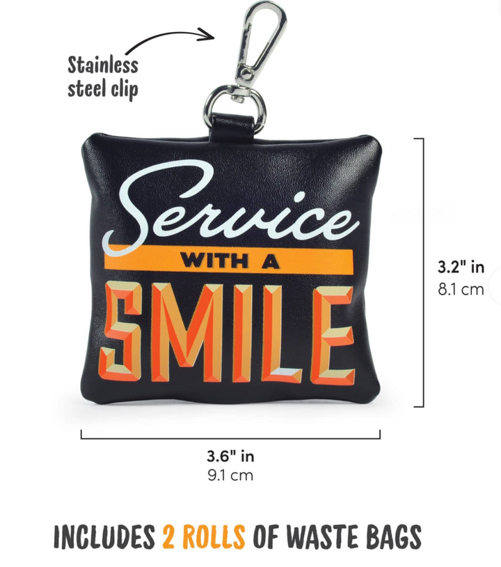 Poop Bag Holder- Services With A Smile