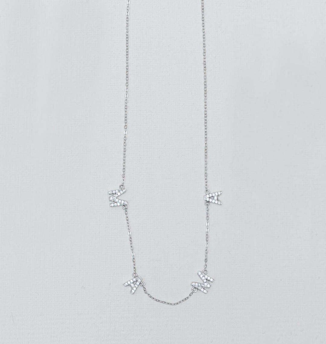 Mama Luxe Necklace- Silver