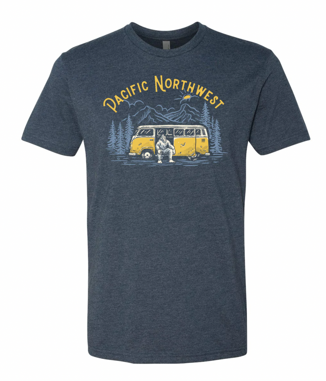 The Sasquatch Bus T-Shirt - Pine & Moss