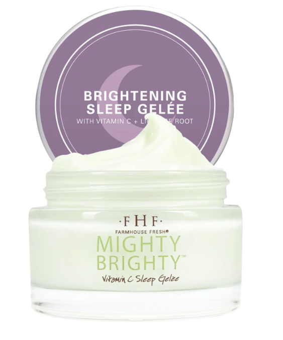 Mighty Brighty- Vitamin C + Licorice Root Sleep Gelee - Pine & Moss