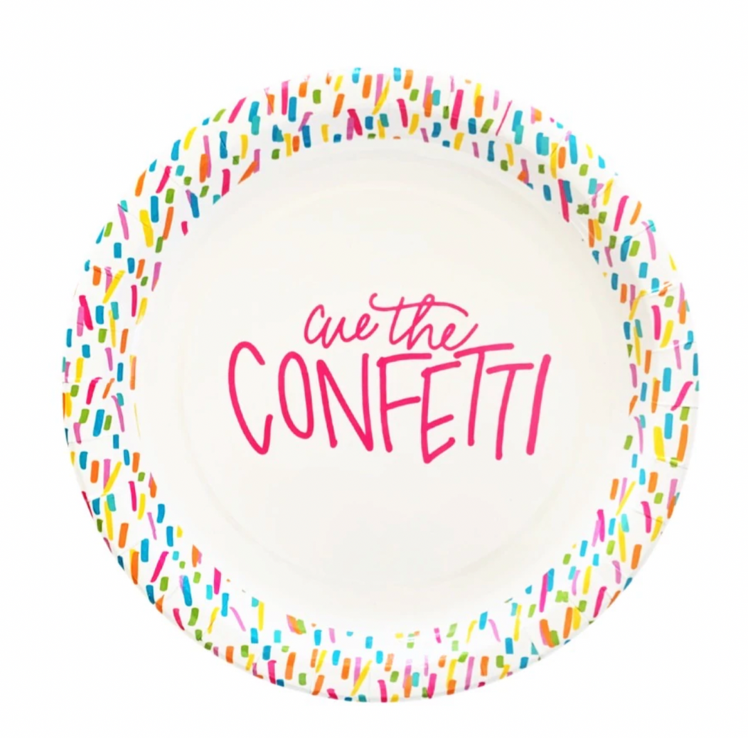 Cue The Confetti- Paper Plates