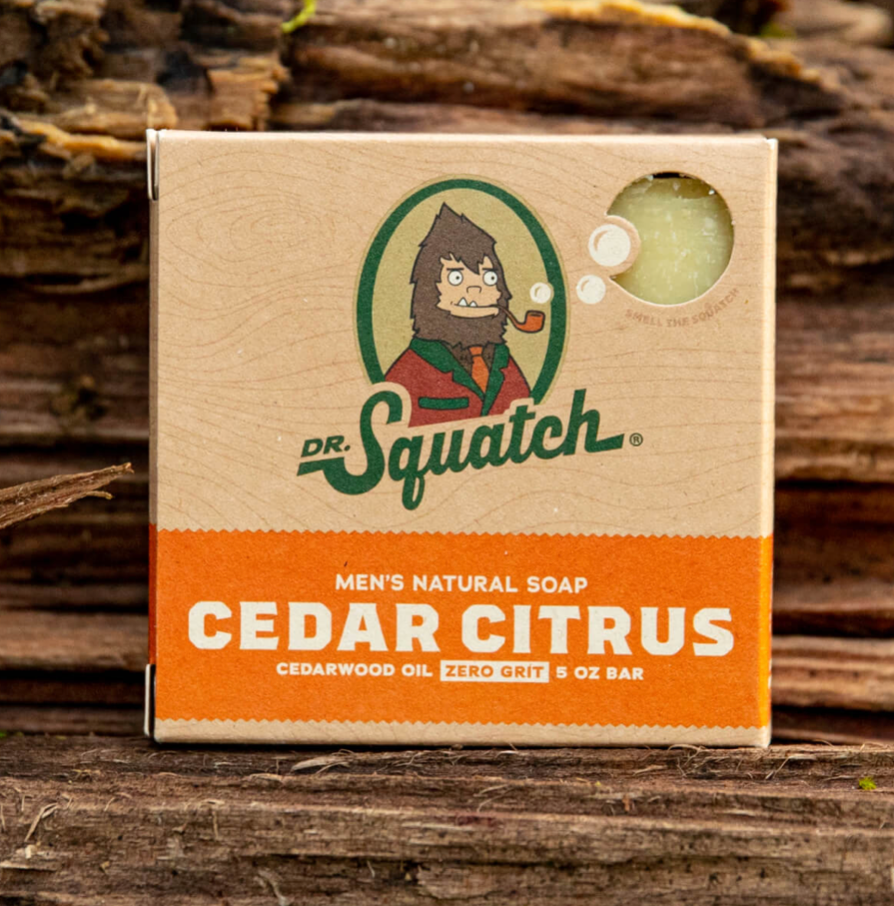 Dr. Squatch- Cedar Citrus Soap - Pine & Moss